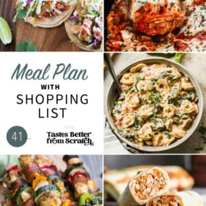 5 recipes from meal plan 41.