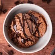 This homemade Chocolate Ice Cream is rich, creamy, and easy to make!