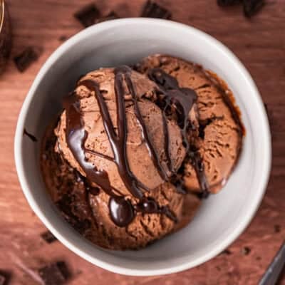 This homemade Chocolate Ice Cream is rich, creamy, and easy to make!