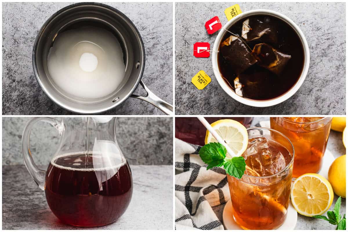 Learn how to make Iced Tea in only 10 minutes with simple ingredients. This is a simple summer drink that never gets old!