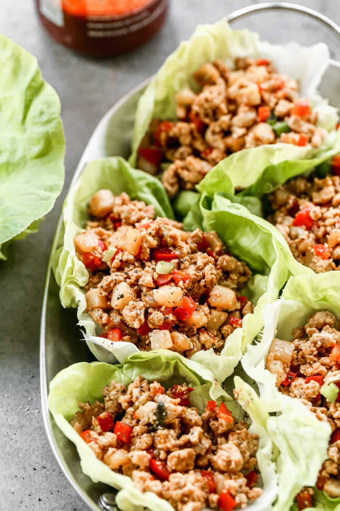 Lettuce Wraps let everyone build their own plate, which means less work for whoever is cooking.