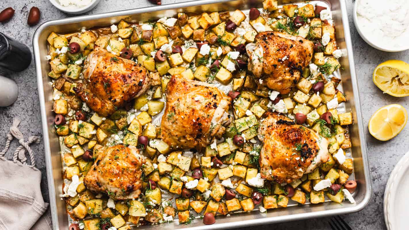 One Pan, Zero Stress: Greek Chicken and Potatoes