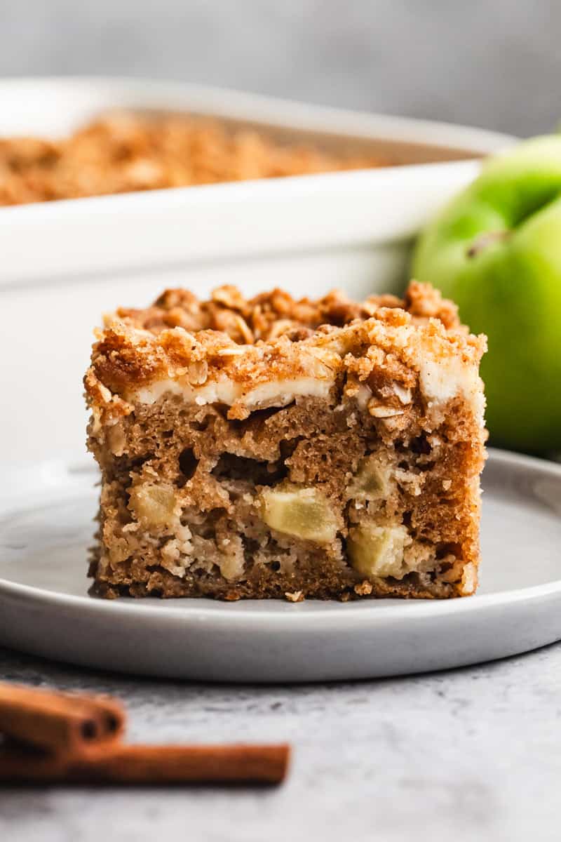 A brunch cake with a cream cheese surprise hiding in the middle of every slice.