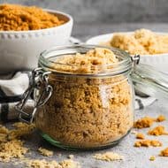 Learn how to make brown sugar by combining granulated sugar and molasses. It's so easy and comes in handy in a pinch!